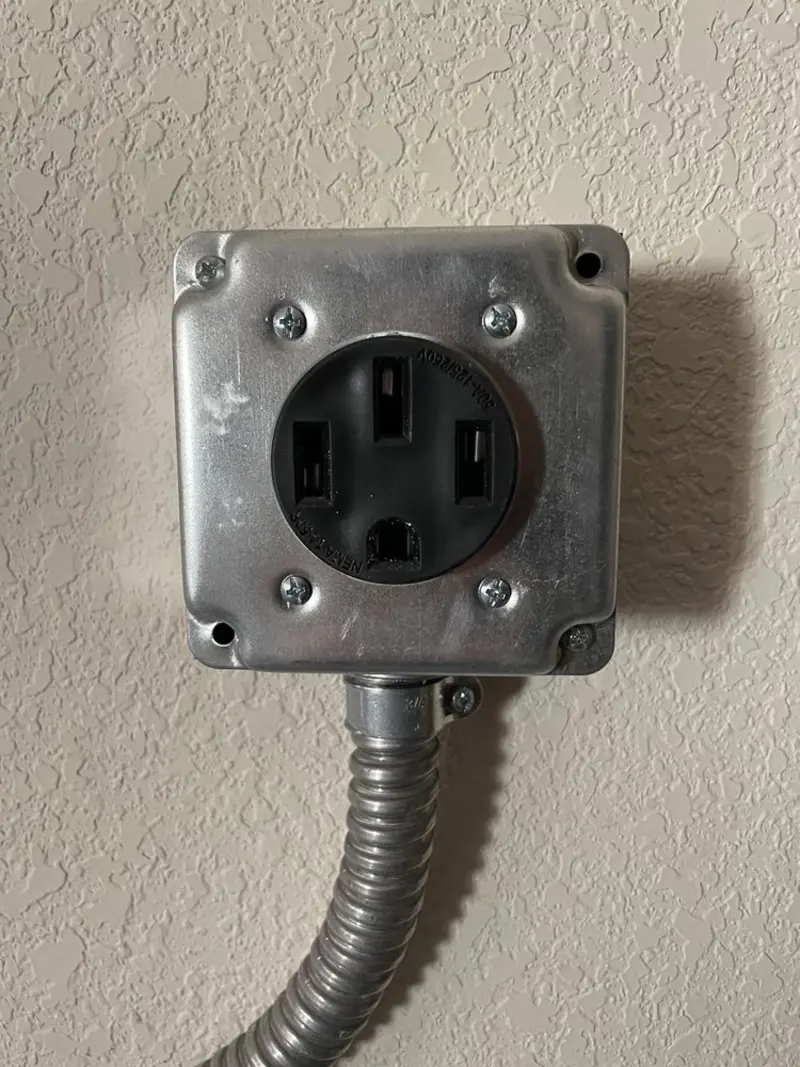 NEMA 14-50 outlet installed for Smart Home Electrical in New Carrollton